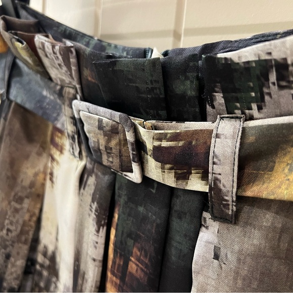 Pauw Amsterdam Belted Waist Silk Skirt - Picture 1 of 8